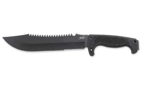 Knives SOG Knives&Tools Jungle Primitive SOG JUNGLE PRIMITIVE BLACK 9.5"